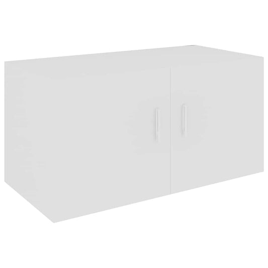 802795 vidaXL Wall Mounted Cabinet White 80x39x40 cm Engineered Wood 802795 vidaXL Wall Mounted Cabinet White 80x39x40 cm Engineered Wood