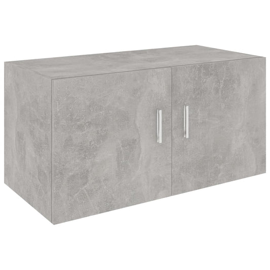 Wall Mounted Cabinet Concrete Grey 80x39x40 cm Engineered Wood Wall Mounted Cabinet Concrete Grey 80x39x40 cm Engineered Wood