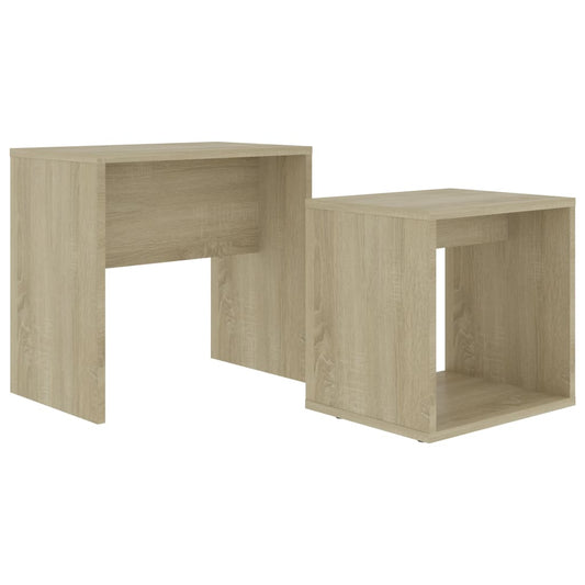 Coffee Table Set Sonoma Oak 48x30x45 cm Engineered Wood Coffee Table Set Sonoma Oak 48x30x45 cm Engineered Wood