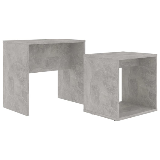 Coffee Table Set Concrete Grey 48x30x45 cm Engineered Wood Coffee Table Set Concrete Grey 48x30x45 cm Engineered Wood