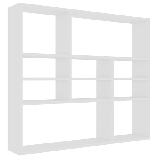 Wall Shelf White 90x16x78 cm Engineered Wood Wall Shelf White 90x16x78 cm Engineered Wood