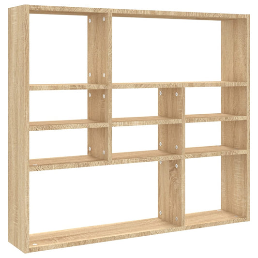 Wall Shelf Sonoma Oak 90x16x78 cm Engineered Wood Wall Shelf Sonoma Oak 90x16x78 cm Engineered Wood