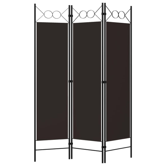320700 vidaXL 3-Panel Room Divider Brown 120x180 cm 320700 vidaXL 3-Panel Room Divider Brown 120x180 cm
