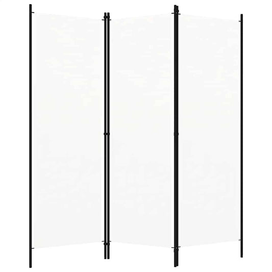 320715 vidaXL 3-Panel Room Divider White 150x180 cm 320715 vidaXL 3-Panel Room Divider White 150x180 cm