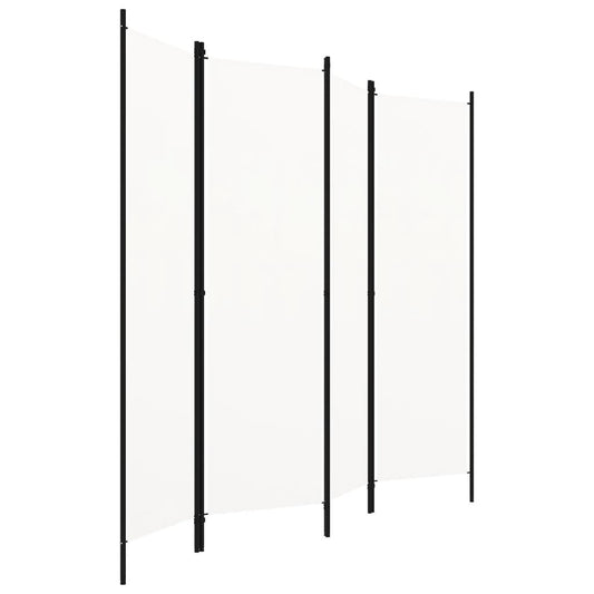 320719 vidaXL 4-Panel Room Divider White 200x180 cm 320719 vidaXL 4-Panel Room Divider White 200x180 cm