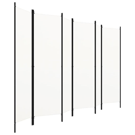 320727 vidaXL 6-Panel Room Divider White 300x180 cm 320727 vidaXL 6-Panel Room Divider White 300x180 cm