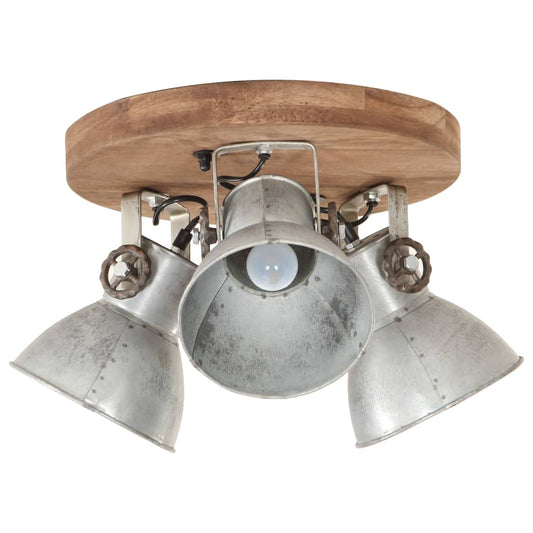 Industrial Ceiling Lamp 25 W Silver 42x27cm E27 Industrial Ceiling Lamp 25 W Silver 42x27cm E27