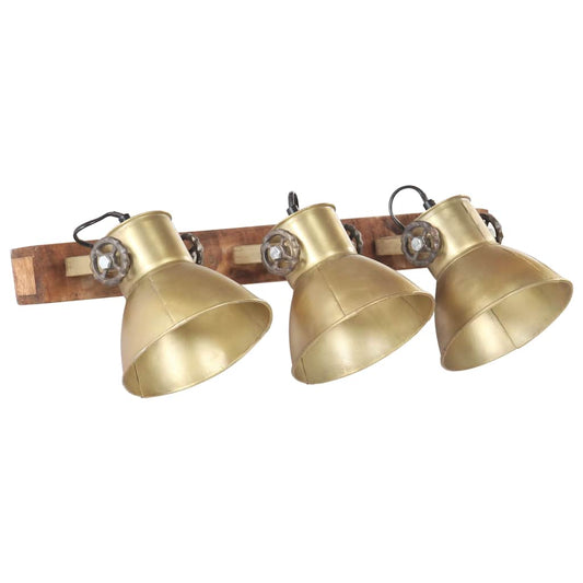 320507 vidaXL Industrial Wall Lamp Brass 65x25 cm E27 320507 vidaXL Industrial Wall Lamp Brass 65x25 cm E27