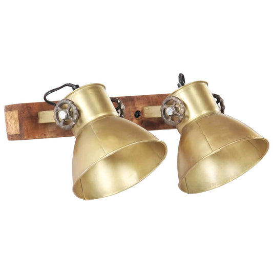 320508 vidaXL Industrial Wall Lamp Brass 45x25 cm E27 320508 vidaXL Industrial Wall Lamp Brass 45x25 cm E27