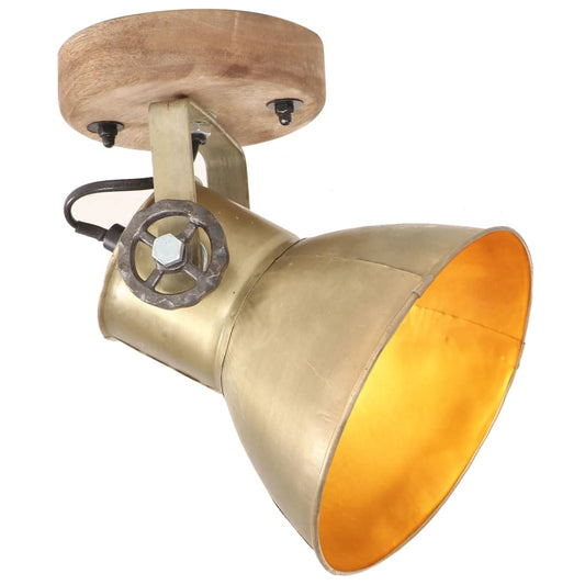 320509 vidaXL Industrial Wall/Ceiling Lamps 2 pcs Brass 20x25 cm E27 320509 vidaXL Industrial Wall/Ceiling Lamps 2 pcs Brass 20x25 cm E27