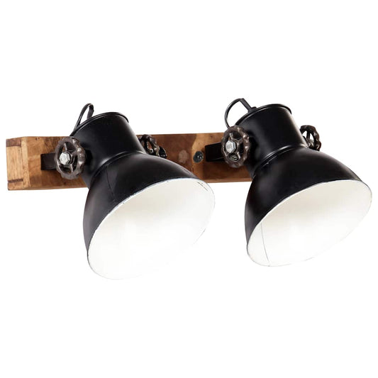 320513 vidaXL Industrial Wall Lamp Black 45x25 cm E27 320513 vidaXL Industrial Wall Lamp Black 45x25 cm E27