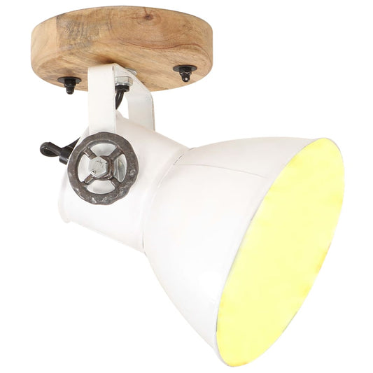 Industrial Wall/Ceiling Lamps 2 pcs White 20x25 cm E27 Industrial Wall/Ceiling Lamps 2 pcs White 20x25 cm E27