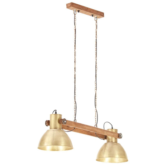 Industrial Hanging Lamp 25 W Brass 109 cm E27 Industrial Hanging Lamp 25 W Brass 109 cm E27