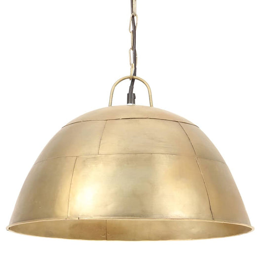 Industrial Vintage Hanging Lamp 25 W Brass Round 41 cm E27 Industrial Vintage Hanging Lamp 25 W Brass Round 41 cm E27