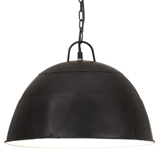 Industrial Vintage Hanging Lamp 25 W Black Round 41 cm E27 Industrial Vintage Hanging Lamp 25 W Black Round 41 cm E27