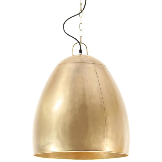 Industrial Hanging Lamp 25 W Brass Round 42 cm E27 Industrial Hanging Lamp 25 W Brass Round 42 cm E27