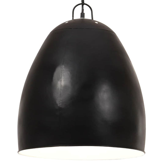 Industrial Hanging Lamp 25 W Black Round 42 cm E27 Industrial Hanging Lamp 25 W Black Round 42 cm E27