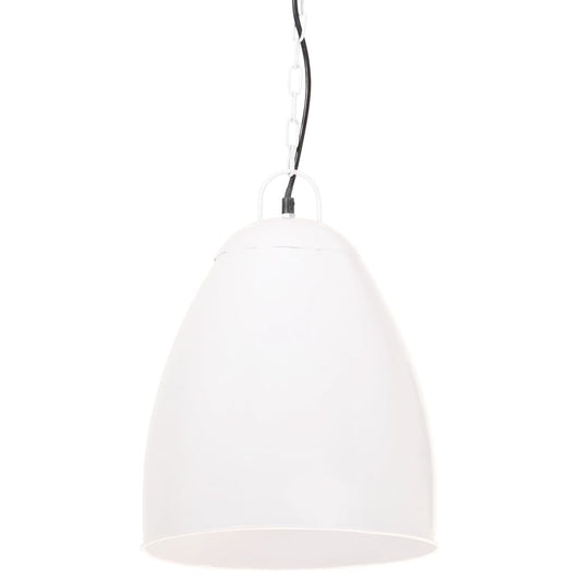 Industrial Hanging Lamp 25 W White Round 32 cm E27 Industrial Hanging Lamp 25 W White Round 32 cm E27