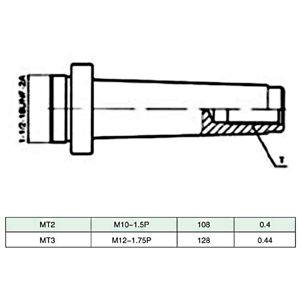 15 Pieces Boring Tool Set 50 mm Boring Head F1-12 MT3-M12