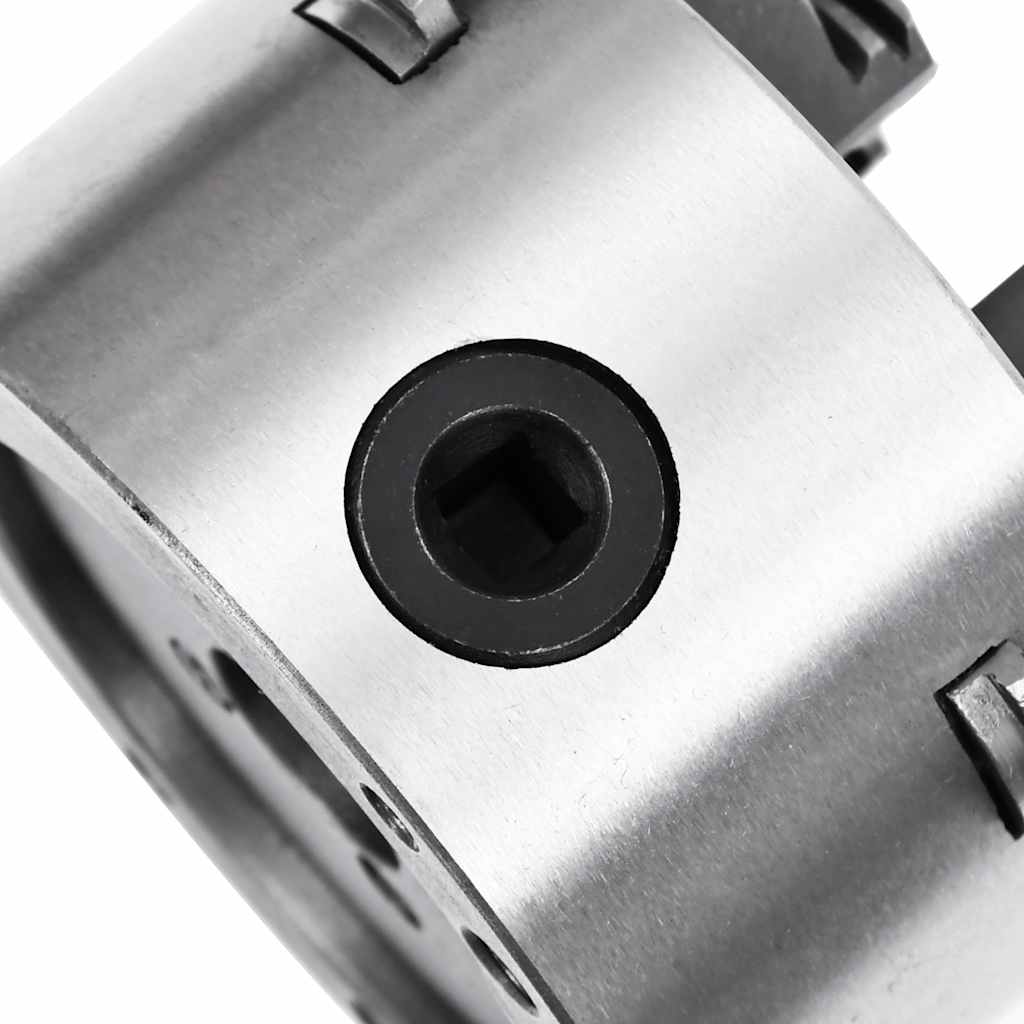 146709 vidaXL 4 Jaw Self-Centering Lathe Chuck 100 mm Steel
