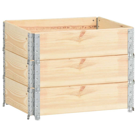 Raised Beds 3 pcs 60x80 cm Solid Pine Wood Raised Beds 3 pcs 60x80 cm Solid Pine Wood