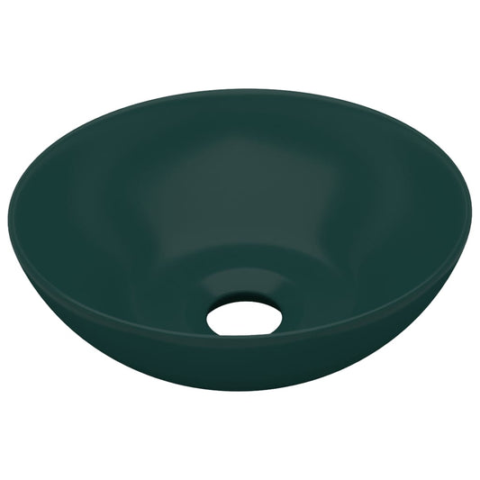 Bathroom Sink Ceramic Dark Green Round Bathroom Sink Ceramic Dark Green Round