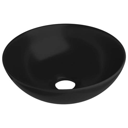 Bathroom Sink Ceramic Matt Black Round Bathroom Sink Ceramic Matt Black Round