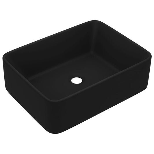 Luxury Wash Basin Matt Black 41x30x12 cm Ceramic Luxury Wash Basin Matt Black 41x30x12 cm Ceramic