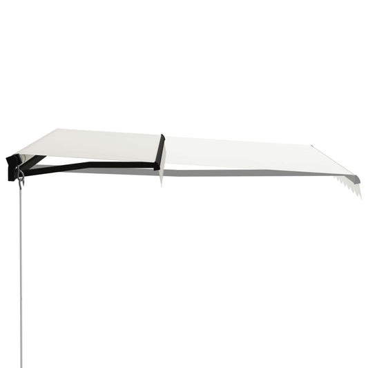 Manual Retractable Awning 300x250 cm Cream Manual Retractable Awning 300x250 cm Cream