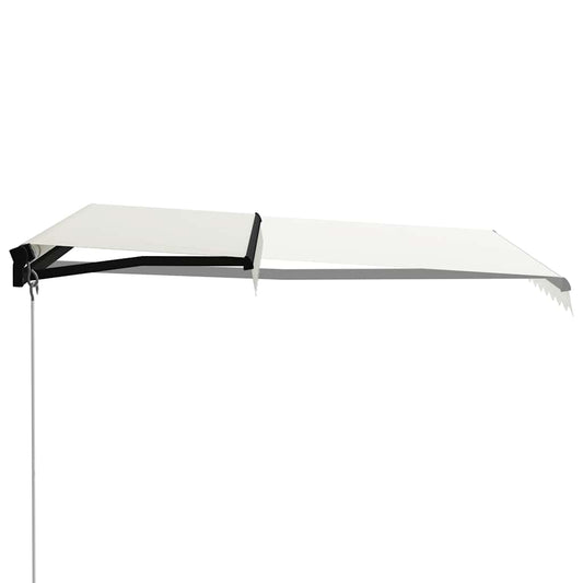 Manual Retractable Awning 300x250 cm Cream Manual Retractable Awning 300x250 cm Cream