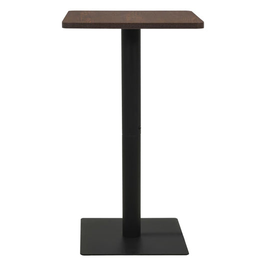 Bistro Table Dark Ash 60x60x107 cm Bistro Table Dark Ash 60x60x107 cm