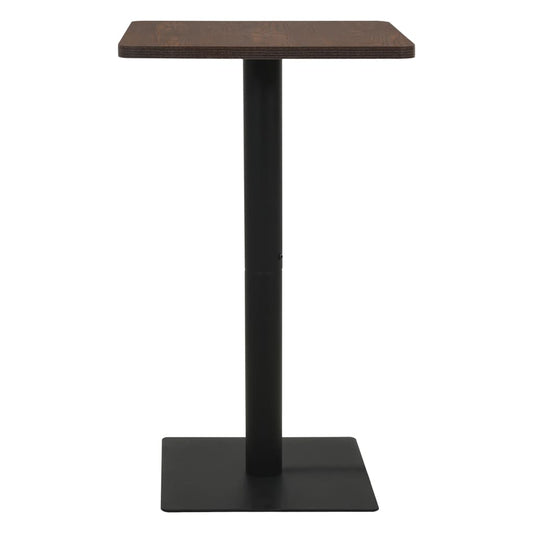 Bistro Table Dark Ash 70x70x107 cm Bistro Table Dark Ash 70x70x107 cm