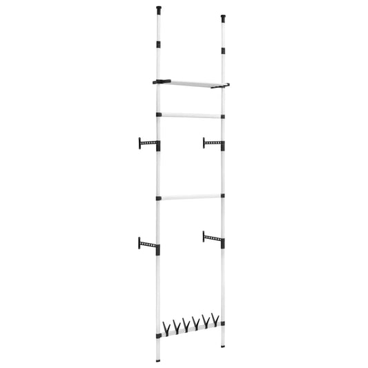 Telescopic Wardrobe System | Silver and black | Aluminium, plastic Telescopic Wardrobe System | Silver and black | Aluminium, plastic