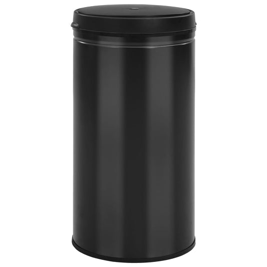 Automatic Sensor Dustbin 60 L Carbon Steel Black Automatic Sensor Dustbin 60 L Carbon Steel Black
