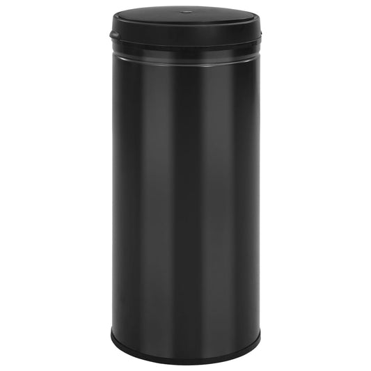 Automatic Sensor Dustbin 80 L Carbon Steel Black Automatic Sensor Dustbin 80 L Carbon Steel Black