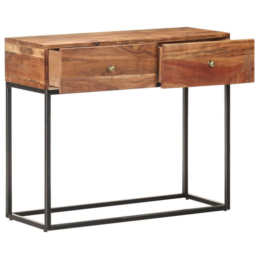 Console Table 90x35x75 cm Rough Acacia Wood Console Table 90x35x75 cm Rough Acacia Wood