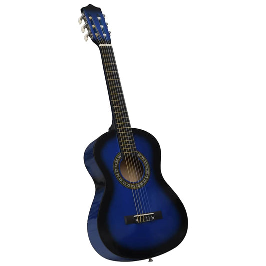 Classical Guitar for Beginner and Kid with Bag Blue 1/2 34" Classical Guitar for Beginner and Kid with Bag Blue 1/2 34"