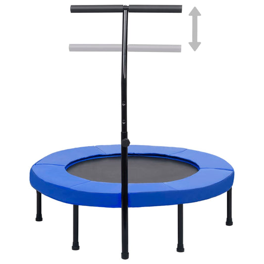 Fitness Trampoline with Handle and Safety Pad 102 cm Fitness Trampoline with Handle and Safety Pad 102 cm