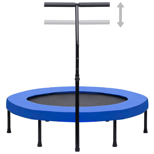 Fitness Trampoline with Handle and Safety Pad 122 cm Fitness Trampoline with Handle and Safety Pad 122 cm