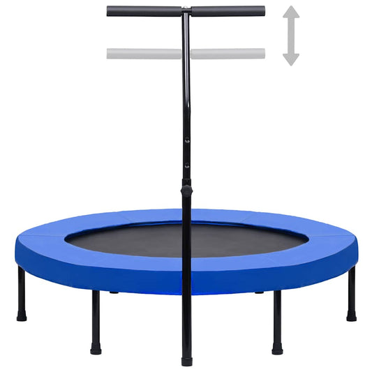 Fitness Trampoline with Handle and Safety Pad 122 cm Fitness Trampoline with Handle and Safety Pad 122 cm