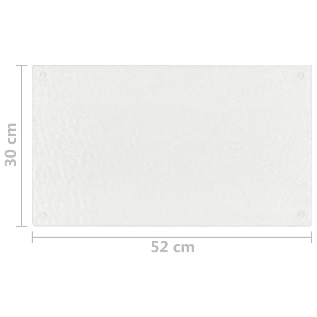 Chopping Boards 2 pcs Transparent Bubbles Pattern Tempered Glass