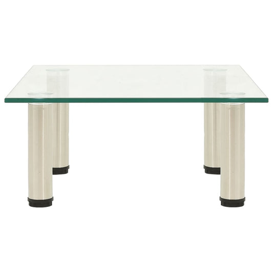 TV Stand Transparent 40x35x17 cm Tempered Glass TV Stand Transparent 40x35x17 cm Tempered Glass