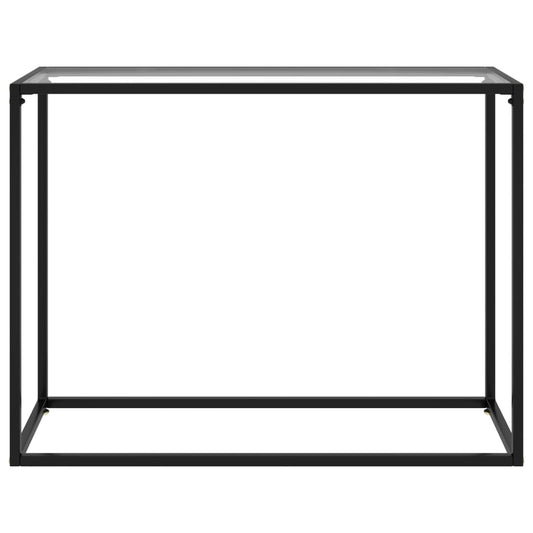 Console Table Transparent 100x35x75 cm Tempered Glass Console Table Transparent 100x35x75 cm Tempered Glass