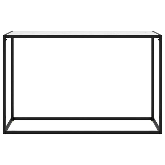 322817 vidaXL Console Table White 120x35x75 cm Tempered Glass 322817 vidaXL Console Table White 120x35x75 cm Tempered Glass