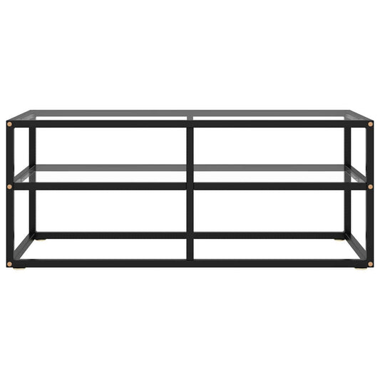 322855 vidaXL TV Cabinet Black with Tempered Glass 100x40x40 cm 322855 vidaXL TV Cabinet Black with Tempered Glass 100x40x40 cm