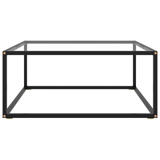 Coffee Table | Black and transparent Coffee Table | Black and transparent