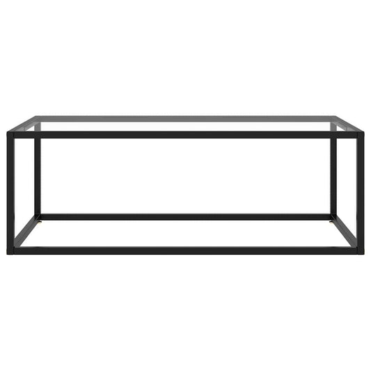 322879 vidaXL Coffee Table Black with Tempered Glass 100x50x35 cm 322879 vidaXL Coffee Table Black with Tempered Glass 100x50x35 cm