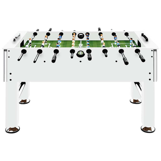 92501 vidaXL Football Table Steel 60 kg 140x74,5x87,5 cm White 92501 vidaXL Football Table Steel 60 kg 140x74,5x87,5 cm White