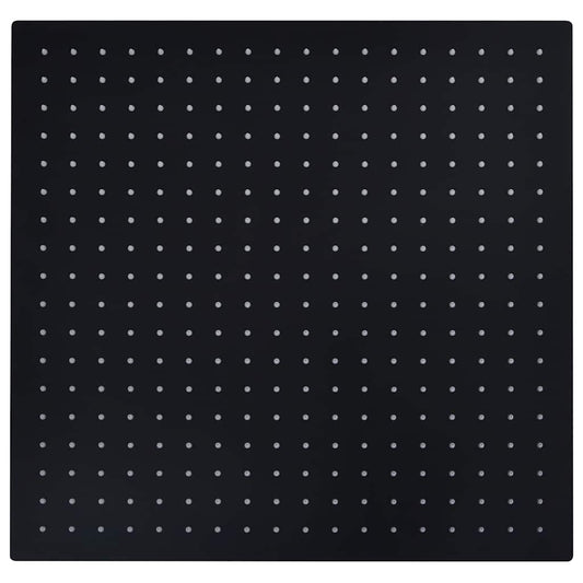 Rain Shower Head Stainless Steel 50x50 cm Square Black Rain Shower Head Stainless Steel 50x50 cm Square Black