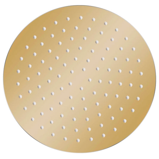 Rain Shower Head Stainless Steel 25 cm Round Gold Rain Shower Head Stainless Steel 25 cm Round Gold